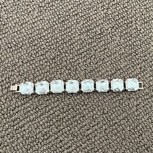 J. Crew Factory Rhinestone Bracelet with Gold Hardware